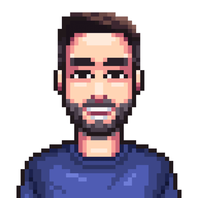 Christian Strunk as Pixelstrunk, the avatar that builds in public